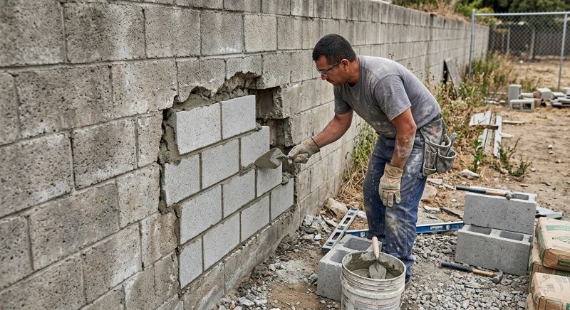 Block Work Repair in Monterey, CA