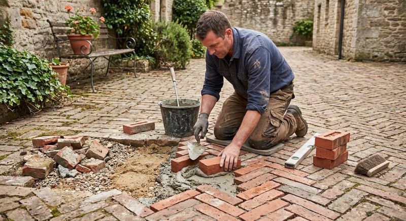 Brick Flatwork Repair in Carmel, CA