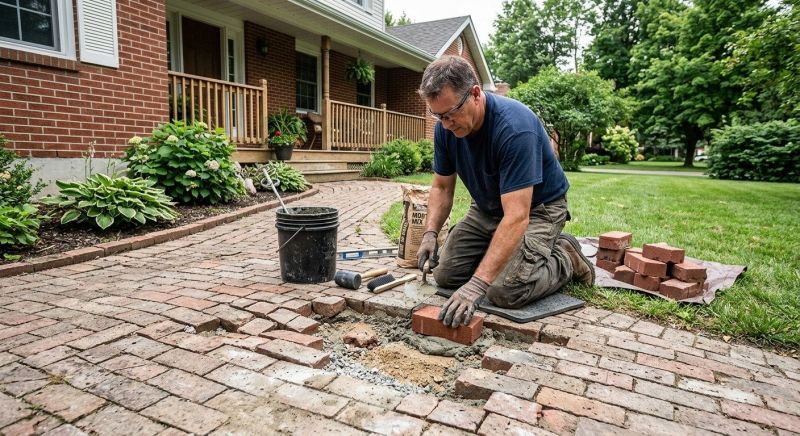 Brick Flatwork Repair in Salinas, CA