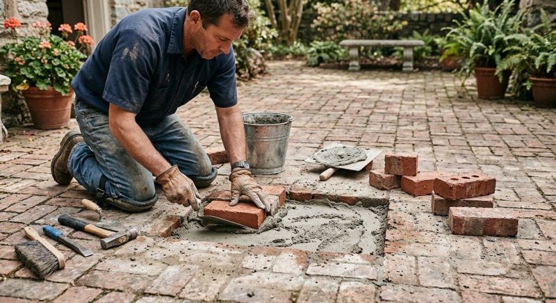 Brick Flatwork Repair in Seaside, CA