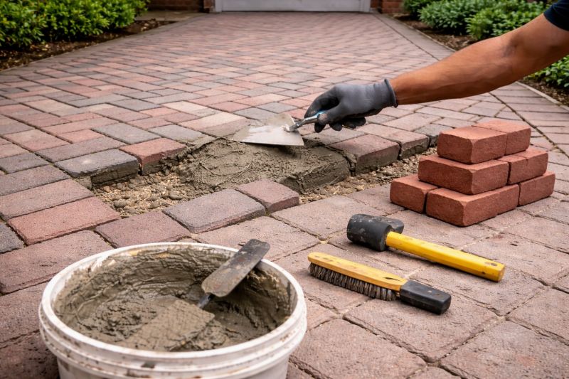 Brick Hardscape Repair in Monterey, CA