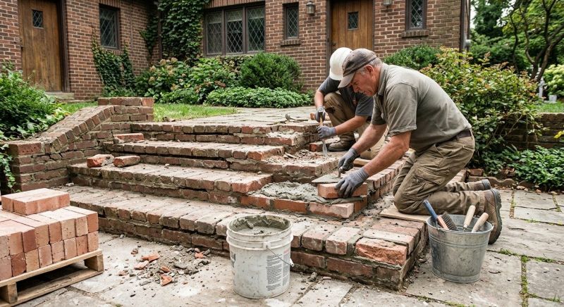 Brick Stairs Repair in Monterey, CA
