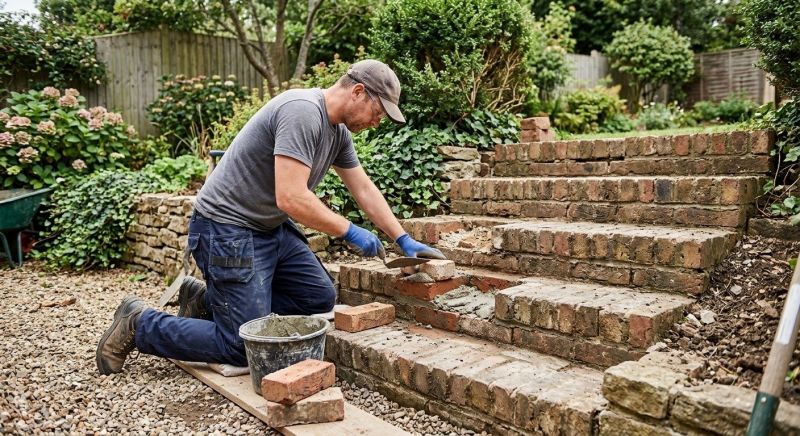 Brick Stairs Repair in Monterey County, CA
