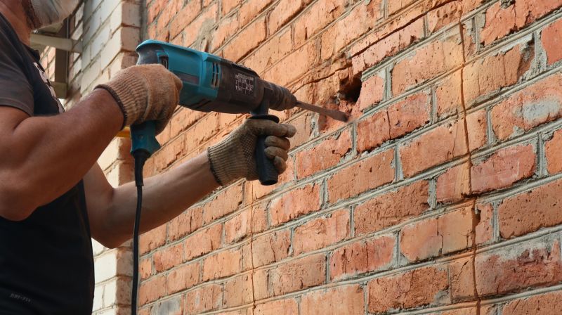 Brick Wall Repair in San Juan Bautista, CA