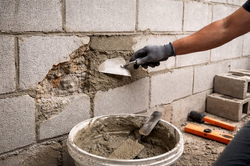 Cinder Block Wall Repair in Seaside, CA