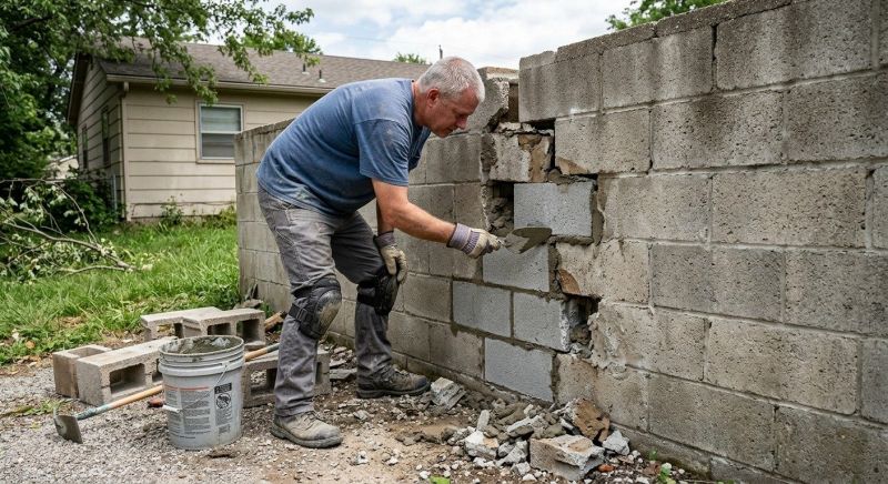 Concrete Block Repair in Pebble Beach, CA