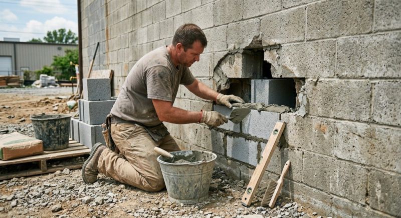 Concrete Block Repair in Seaside, CA