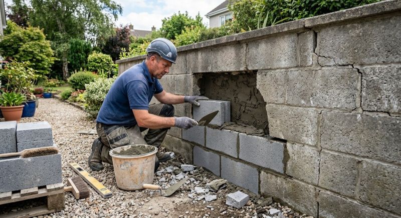 Concrete Block Repair in Seaside, CA