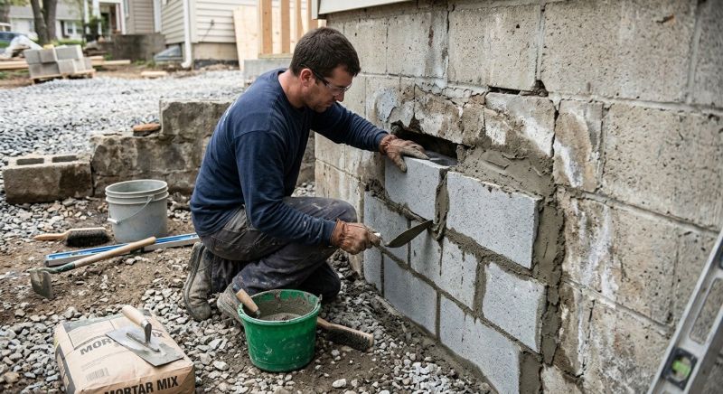 Concrete Block Repair in Watsonville, CA