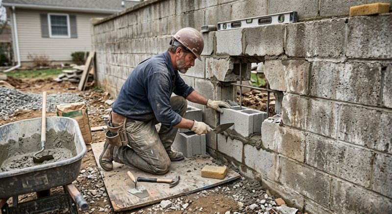 Masonry Wall Repair in Monterey, CA