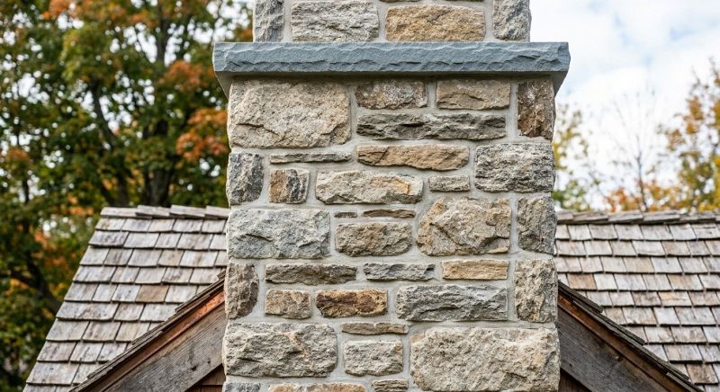 Stone Chimney Installation in Carmel By The Sea, CA