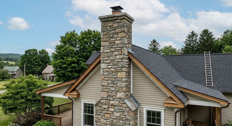 Stone Chimney Installation in Marina, CA