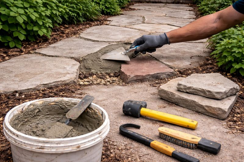 Stone Masonry Repair in Santa Cruz County, CA