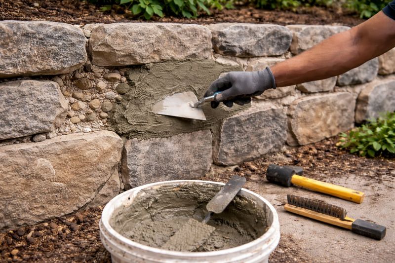 Stone Masonry Repair in Santa Cruz County, CA