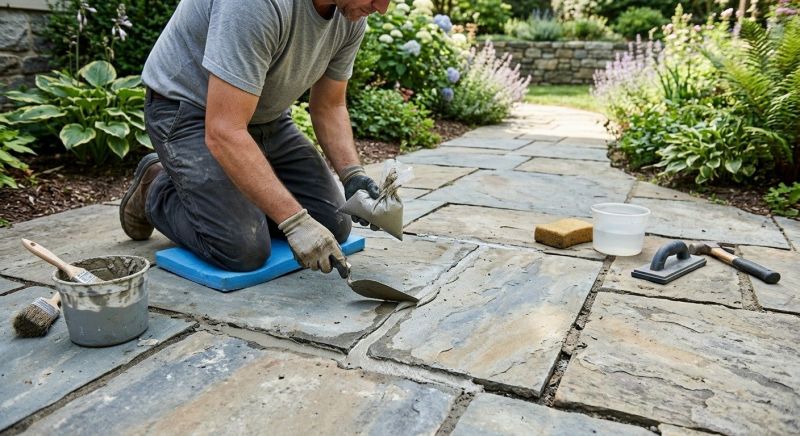 Stone Walkway Repair in Monterey, CA