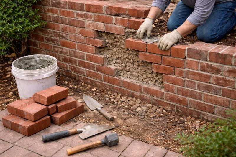 Stone Wall Repair in Carmel, CA